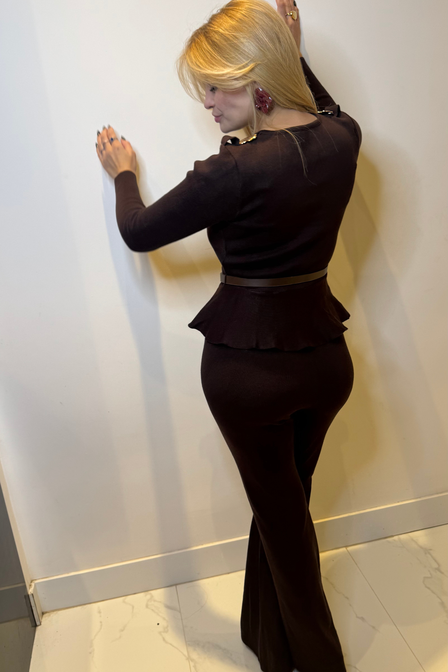 Conjunto Carolina - Chocolate