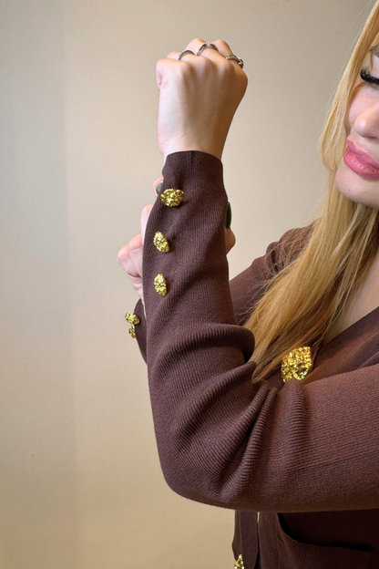 Conunto Botones - Chocolate